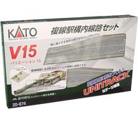 Pista N - Kato Unitrack Conjunto De Rieles V15 20874 Neu