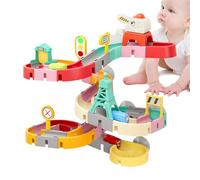 Pista para bolas de agua de baño para niños - Bañera interactiva con | Juegos con tobogán - Juegos de agua rotativos para niños de 4 a 8 años Juego de verano en montaje