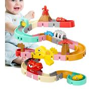 Pista tobogán para bolas de - Juguete interactivo con pista de agua con ventosas | Divertido juego de bañera resbaladizo para niños de 4 a 8 años. Actividad de juego p