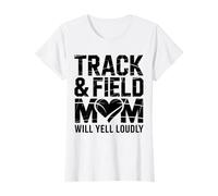 Pista Y Campo Mamá Atletismo Divertido Pista Y Campo Camiseta