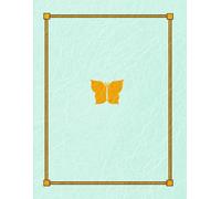 Pistachio Mint Butterfly Sketchbook & Notebook - Softcover, 8.5 x 11, 96 Blank Pages - Ideal for Dry Media Drawing, Doodling & Notes - Gift Idea for ... Art, Journaling, School & Creative Expression