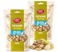 Pistachos Tostados sin Sal, Pistacho con cascara, Alto contenido de fibra, Fuete de proteínas y potasio, Sin Gluten, Producto Español, Producto sin sal, Contiene 2 unidades de 110 g