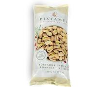 PISTAMED - Pistachos con Cáscara Sin Sal Tostados Artesanalmente - Alto Contenido en Fibra - Apto Veganos y Sin Gluten - Pack 10 x 100 g Formato Individual - Origen España - Snack Natural