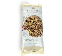 PISTAMED - Pistachos Pelados Sin Sal Tostados Artesanalmente - Alto Contenido en Fibra - Apto Veganos y Sin Gluten - Pack 10 x 100 g Formato Individual - Origen España - Snack Natural para Compartir