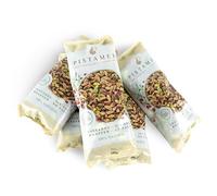 PISTAMED - Pistachos Pelados Sin Sal Tostados Artesanalmente - Alto Contenido en Fibra - Apto Veganos y Sin Gluten - Pack 6 x 100 g Formato Individual - Origen España - Snack Natural para Compartir