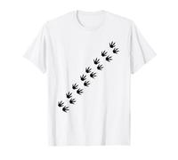 Pistas de patrón de pie Trail Dino Camiseta