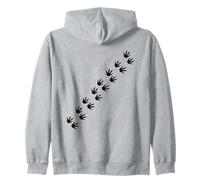 Pistas de patrón de pie Trail Dino Sudadera con Capucha