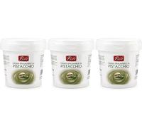 Pistì - Crema Spalmabile al Pistacchio - Con Pistacchi Verdi Selezionati, Lavorazione Artigianale, 100% Naturale - 3 Vasetti da 1 kg