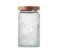 PISTISJACK Tarros de Conservas de 1L con Tapa, Tarros de Oats, Frascos de Vidrio Herméticos, Botes Cocina Almacenaje Cristal para Almacenaje Pasta, Cereales, Harina, Merienda