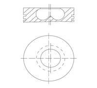 Pistó MAHLE 81 PI 00123 002 para BMW 5 (F10) 2 2010-2016