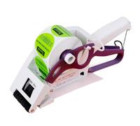 Pistola aplicadora de etiquetas portátil para calcomanías de código de barras en botellas redondas, cajas y frutas