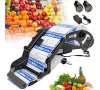 Pistola aplicadora de etiquetas recargable portátil con sensor de alimentación de papel, ideal para etiquetar códigos de barras y calcomanías eficientes en varios tamaños