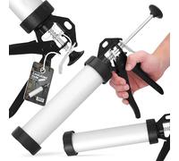 Pistola Cartuchos Prensa Silicona Pistola Extrusión Forma Tubo Mango Ergonómico Fuerte Acero Sellado Acrílico Cartuchos Adhesivo Construcción Trabajos