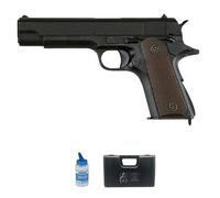 Pistola Cyma 1911 eléctrica (6mm) | Pistola de Airsoft Calibre 6mm + biberón 0,20 + maletín