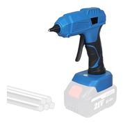 Pistola de adhesivo termofusible 7mm11mm, pistola termofusible 40W 100W, compatible con M-a kita Battery Herramienta de manualidades de 20V con 5 palos de pegamento, sin batería (Makita, 40W 7mm)