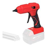 Pistola de adhesivo termofusible 7mm11mm, pistola termofusible 40W 100W, compatible con M-a kita Herramienta de manualidades de 20V con 5 palos de pegamento, sin batería (Milwauke, 40W 7mm)