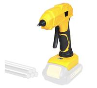 Pistola de adhesivo termofusible 7mm11mm, pistola termofusible 40W 100W, compatible con M-a kita Herramienta para manualidades de 20V con 5 palos de pegamento, sin batería (DeWALT, 40W 7mm)