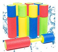 Pistola de Agua, 24 Pistolas de Espuma Goma Evade 15cm para Niños y Niñas, Juguete Infantil para Batalla de Agua, Playa, Piscina, Water Gun, Bolsas de Fiesta de Verano