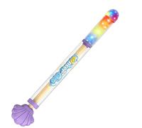 Pistola de Agua con Efecto Fuegos Artificiales para niños, Juguete con 70 Orificios para Crear un Efecto de Fuegos Artificiales romántico, Pistola de Agua de Gran Capacidad con, Morado