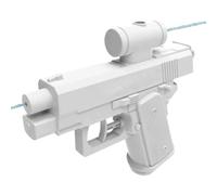 Pistola De Agua De Broma Bidireccional, Pistola De Agua Para Hacer Bromas, Pistolas Aguas Que Dispara Hacia Delante Y Hacia Atrás, Juguete Interactivo Aguas Pulverizada, Para Césped, Piscina Y Fiestas