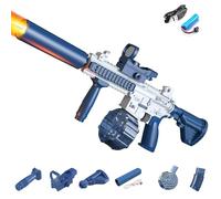 Pistola de Agua Eléctrica,Pistola de Agua para Niños,con Luz LED,Water Gun,Juguetes de Piscina,Summer Pool Beach Party Toys,para Exteriores,Verano