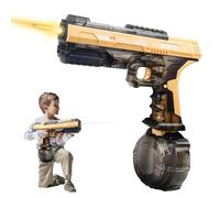 Pistola de Agua Electronica, Electric Water Gun con Luz, Pistola de Agua Automática de 500 mL, Ideal para Juegos con Pistolets à Eau pour Plage