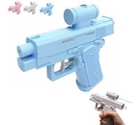 Pistola de Agua inversa, Pistolas de Agua Divertidas para Amigos, de inversas Que rocían por Delante y por detrás, de Creativas para batallas (Azul)