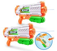 Pistola de agua mediana de llenado r pido X-Shot Water (paquete de 2) de ZURU Watergun Pistola de agua X Shot, paquete de 2 ( se llena de agua en