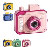 Pistola de agua para cámara de dos vías Prank con tiro hacia atrás, pistola de agua de 2 vías, artículo de broma para adultos, divertido gadget para fiestas para oficina y playa, verano (rosa)