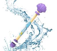 Pistola De Agua para Niños | Aspersor Acuático con Forma De Concha para Piscina - Juguetes de Verano para Exteriores con Bomba Manual para Jardines Playa Piscina y Actividades Estivales