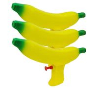 Pistola de Agua, Pistolas de Agua para niños 3 Piezas Divertidas Pistola en Forma de plátano 6-8m Fugas fáciles de Recarga de Verano Juguetes de Verano para Piscina, Playa, Patio Trasero