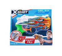 Pistola de Agua X-Shot Skins Nano Fast-Fill, 20x5x17cm, Mod. sdos