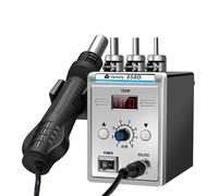 Pistola de aire caliente 858D BGA Estación de soldadura de retrabajo pistola de calor 220V 700W secador de pelo para soldar SMD SMT herramienta de reparación de soldadura A
