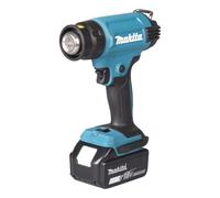 Pistola de aire caliente Makita DHG181ZJ 550 °C, 200 l/min, batería 18V