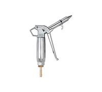 Pistola de aire de alto rendimiento »Typhoon pro», aluminio cromado, PN máx. 10 bares, boquilla LW 6.