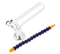 Pistola de aire frío de 160 mm, máquina de flujo de aire de refrigeración seca con tubo flexible para refrigeración industrial (tipo estándar + tubo de aislamiento térmico + interruptor)