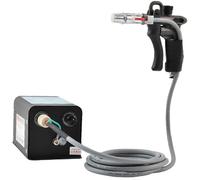 Pistola de aire ionizante antiestática para reparación electrónica, eliminador estático de mano con volumen de aire ajustable y generador de alto voltaje, evita daños por electricidad estática