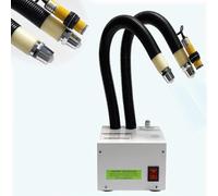 Pistola De Aire Ionizante Industrial, Serpiente De Aire Ionizante De Doble Cabezal, Con Cabezal De Chorro De Inducción Fotoeléctrica, Volumen De Aire Ajustable Y Balance Iónico De 0 ± 35 V