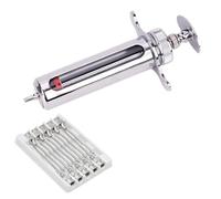 Pistola De AlimentacióN MetáLica Veterinaria, Jeringa Continua Para AlimentacióN Oral En Ganado Vacuno, Ovino Y Caprino. Dispositivo De Llenado De Medicamentos Con Pistola De AlimentacióN Veterinaria