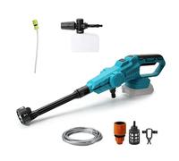 Pistola de Alta Presión Inalámbrica para Batería Makita 18 V, Máx 200 Bar Limpiador de Alta Presión Portátil, boquilla 6-en-1, Manguera de 5m para Coches, Casa, Jardín (sin Batería)