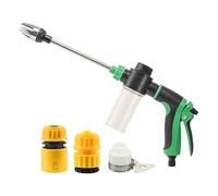 Pistola de alta presión Powerjet de agua, potente limpiador de alta presión para cualquier manguera de jardín, turbo, limpiador de alta presión ajustable para cualquier manguera de jardín