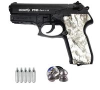 Pistola de balines Gamo PT-80 Dark LTD (4,5MM) | Arma de perdigones semiautomática versión Limitada + maletín, CO2 y balines