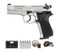 Pistola de balines Walther CP88 Nickel 3,5" CO2 | Arma de Aire comprimido semiautomática para perdigones Calibre 4,5mm