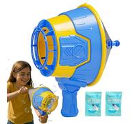 Pistola de Burbujas para Niños | Cañón de Aire para Pompas Manual | Juegos Interactivos al Aire Libre para Playa Parque Jardín Patio