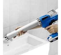 Pistola de calafateo inalámbrica 21V,Pistola de calafateo de salchicha de cartucho eléctrico,Pistola de calafateo a batería con boquillas Pistola adhesiva de sellador 20 oz / 600ml (OneBattery )