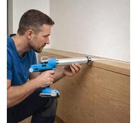 Pistola de calafateo inalámbrica, eléctrica de 21 V con luz LED, control de velocidad continuo, diseño a prueba de goteo para un llenado y sellado eficientes