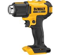 DEWALT DCE530N-XJ - Pistola de Aire caliente XR 18V, 290-530 °C, Ajuste de 2 temperaturas, Luz LED, Incluye 2 boquillas, Sin Batería ni Cargador