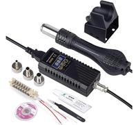 Pistola de calor de 750 W, estación de soldadura, pantalla digital caliente, micro retrabajo, herramienta de reparación de soldadura de pistola de aire (Color: D)