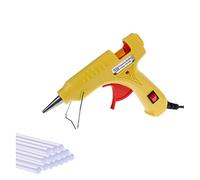 Pistola de calor eléctrica de 20 W con barras de pegamento de 7 mm para bricolaje doméstico, herramienta de reparación de pistolas de temperatura industriales, calentamiento rápido (pistola