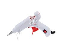 Pistola de calor eléctrica de 20 W con barras de pegamento de 7 mm para bricolaje doméstico, herramienta de reparación de pistolas de temperatura industriales, calentamiento rápido (pistola